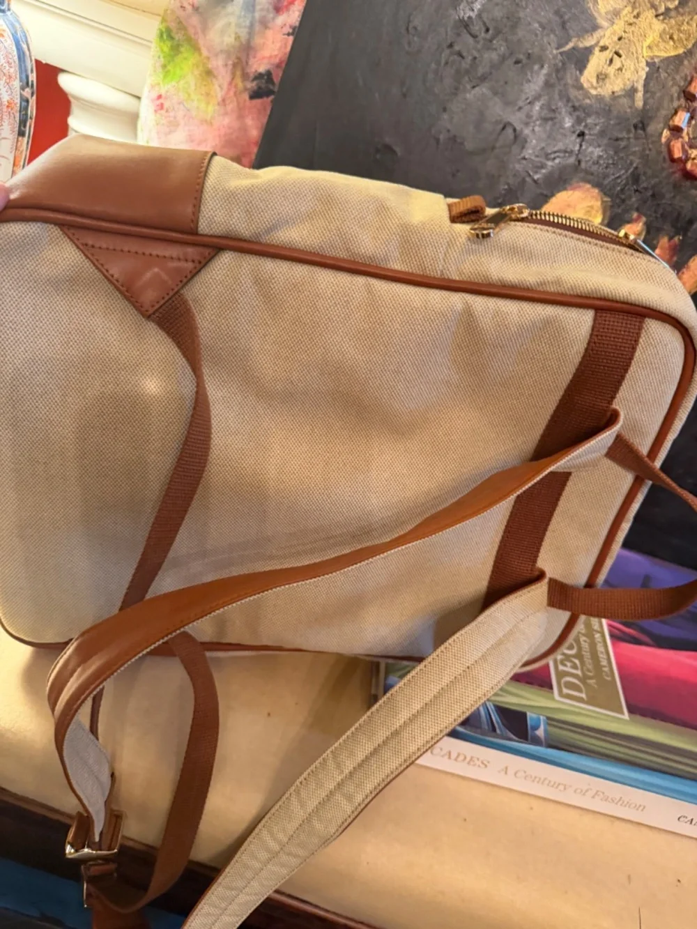 classic Gucci Vintage Web backpack